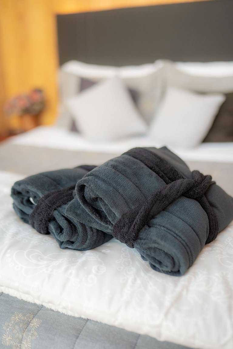 Refúgio do Baú Cabana Tekoá teto de vidro e cinema