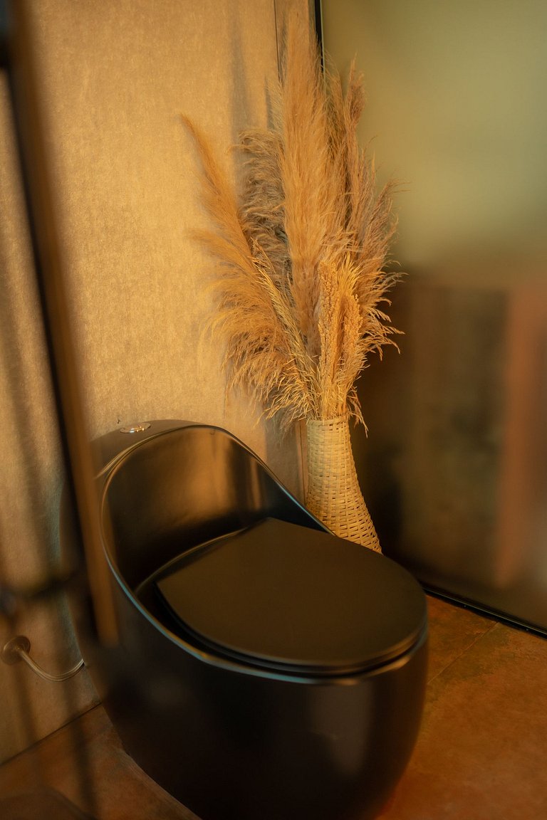 Refúgio do Baú Cabana Tekoá teto de vidro e cinema